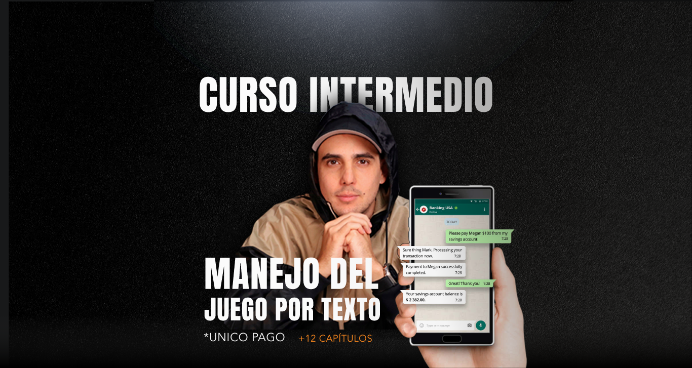 Maneja el juego por texto como un experto